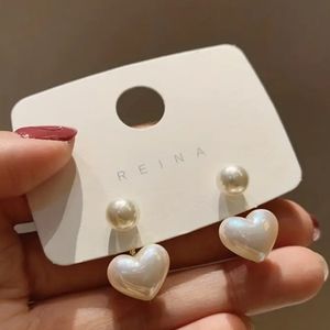 FUND RAISER FOR SANCTUARY ** BRAND NEW ** BEAUTIFUL HEART SHAPED DESIGN EARRINGS